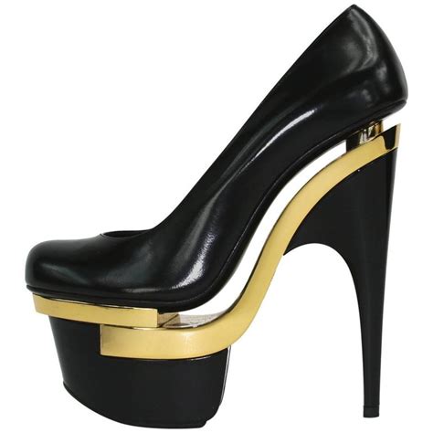 versace high heels for cheap|Versace platform heel boots.